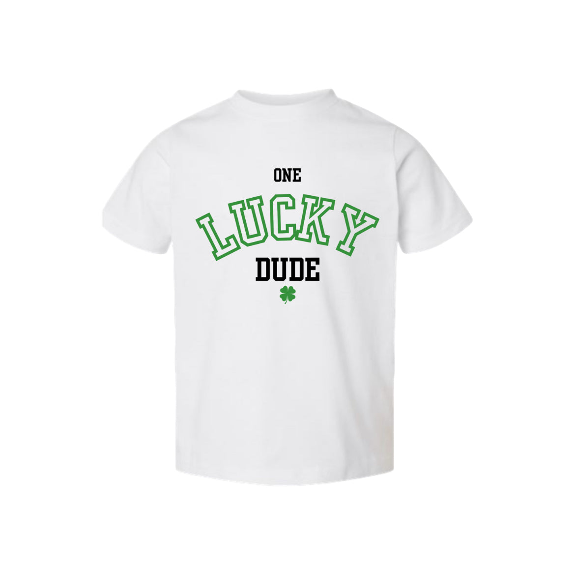 ONE LUCKY DUDE Tee | White or Black