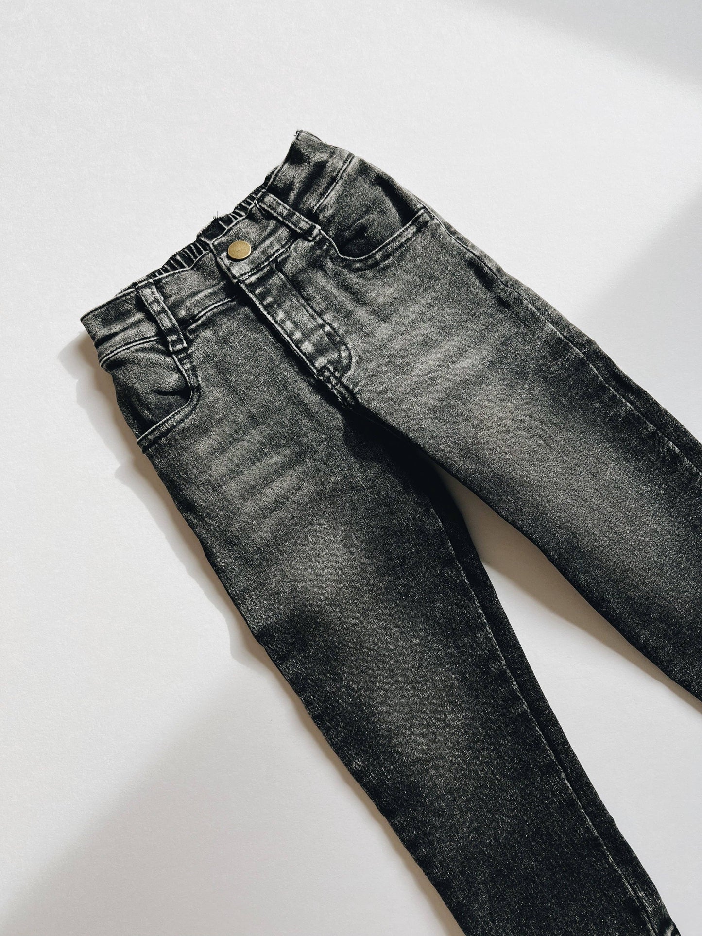Black Wash Stretch Jeans