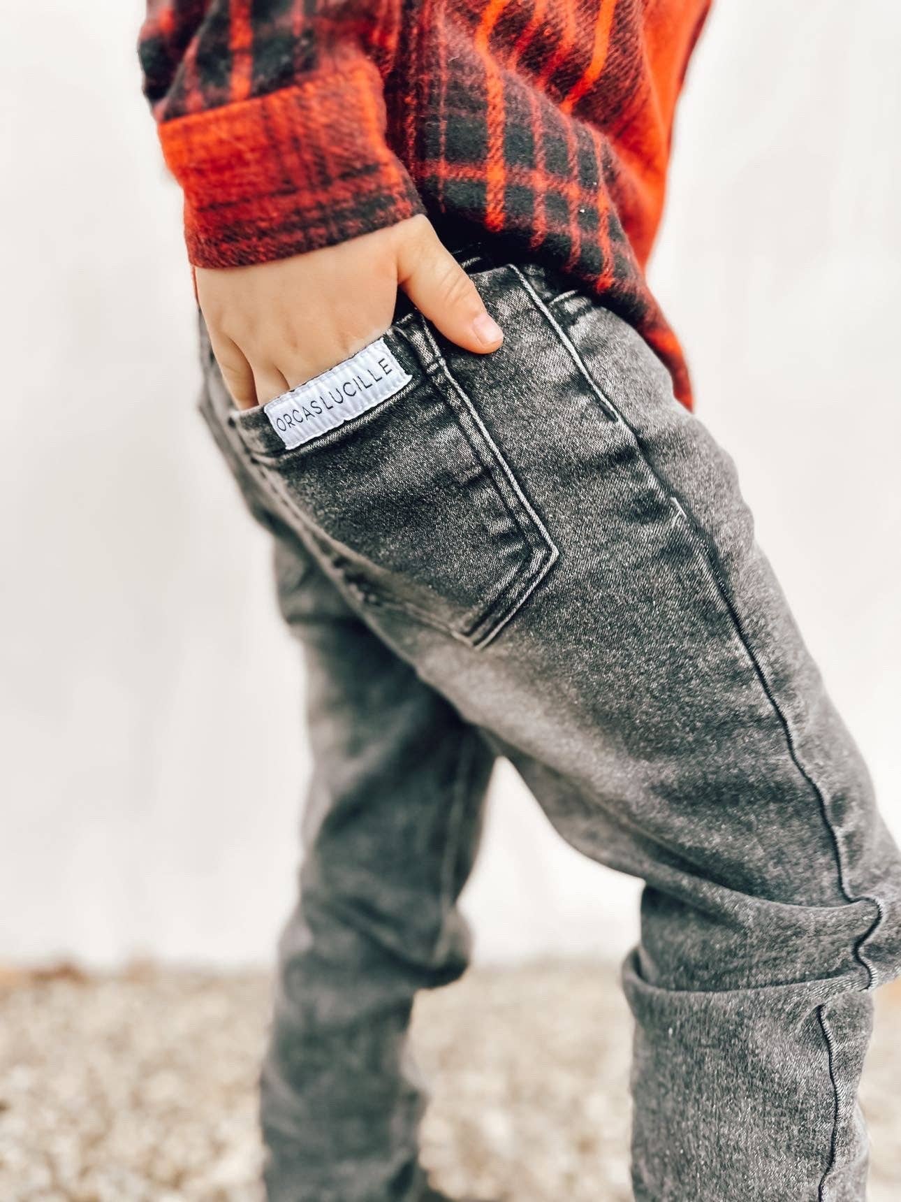 Black Wash Stretch Jeans
