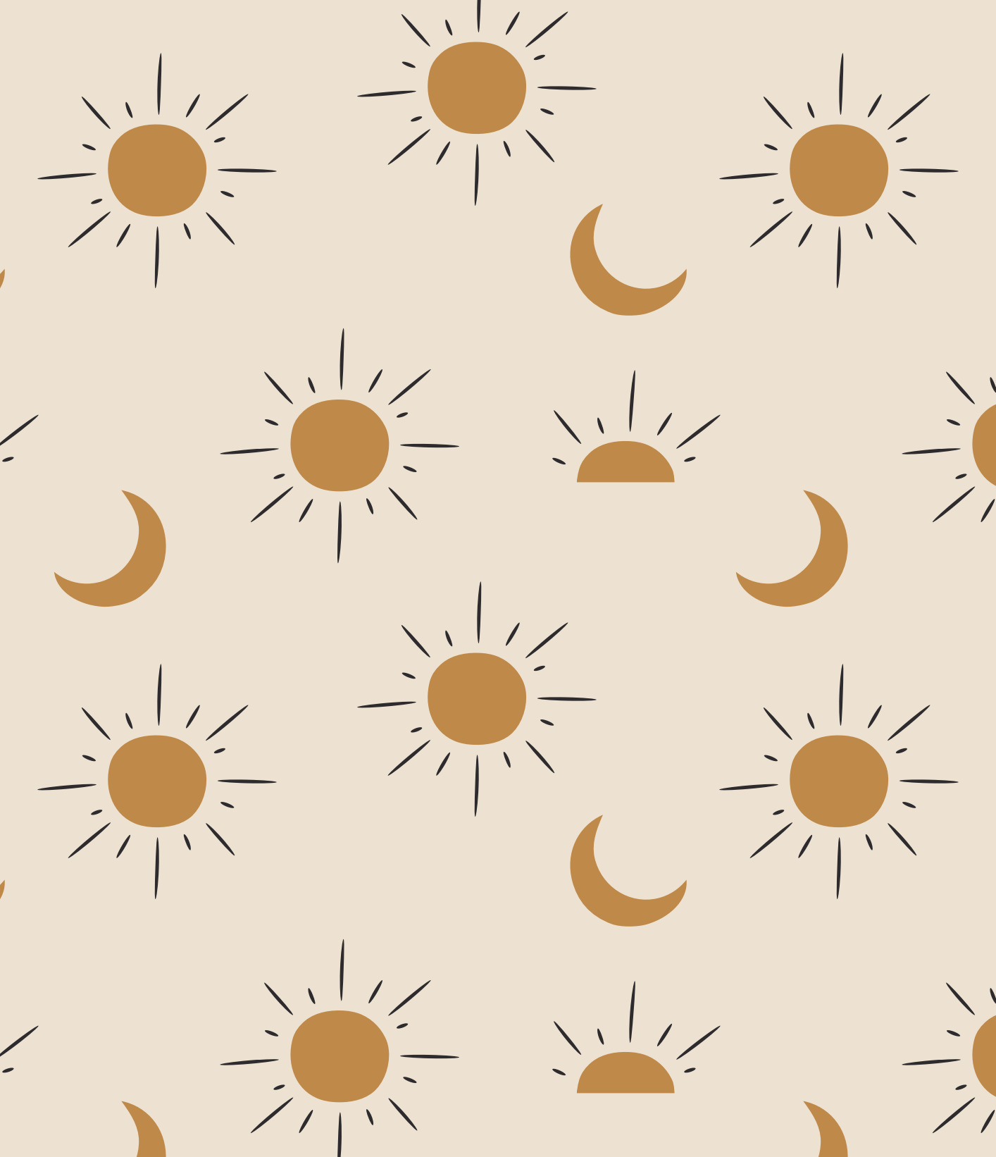 Sun + Moon Swim Trunks