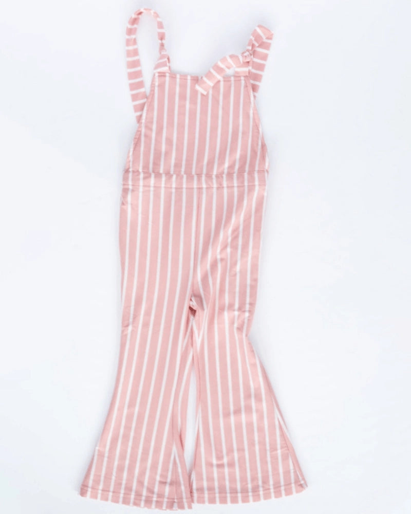 Bell Bottom Suspender Jumpsuit