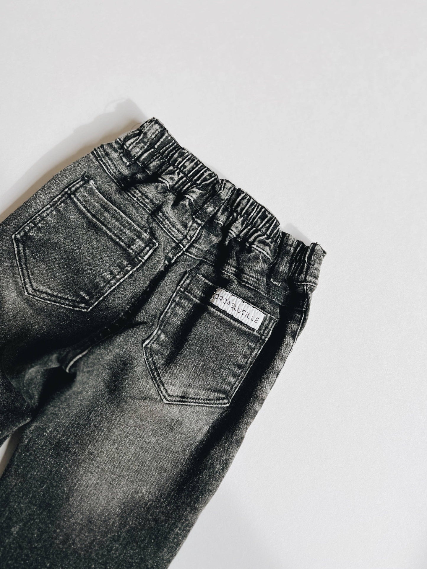 Black Wash Stretch Jeans