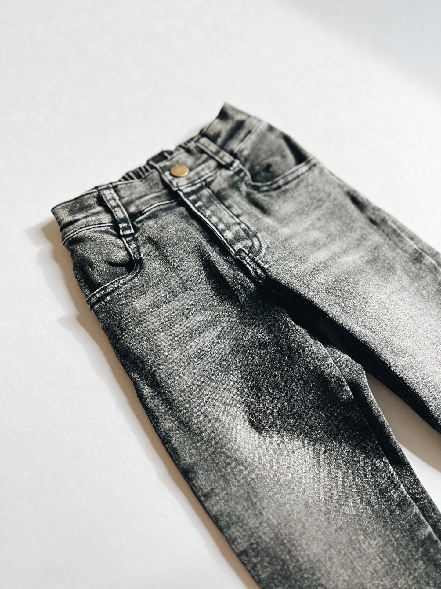 Black Wash Stretch Jeans