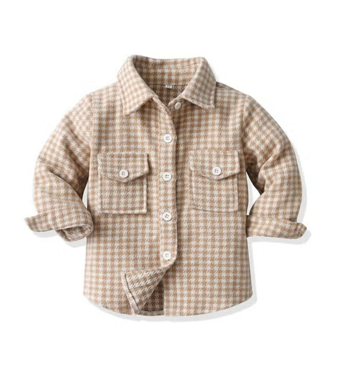 Pocket Flannel | Neutral Plaid