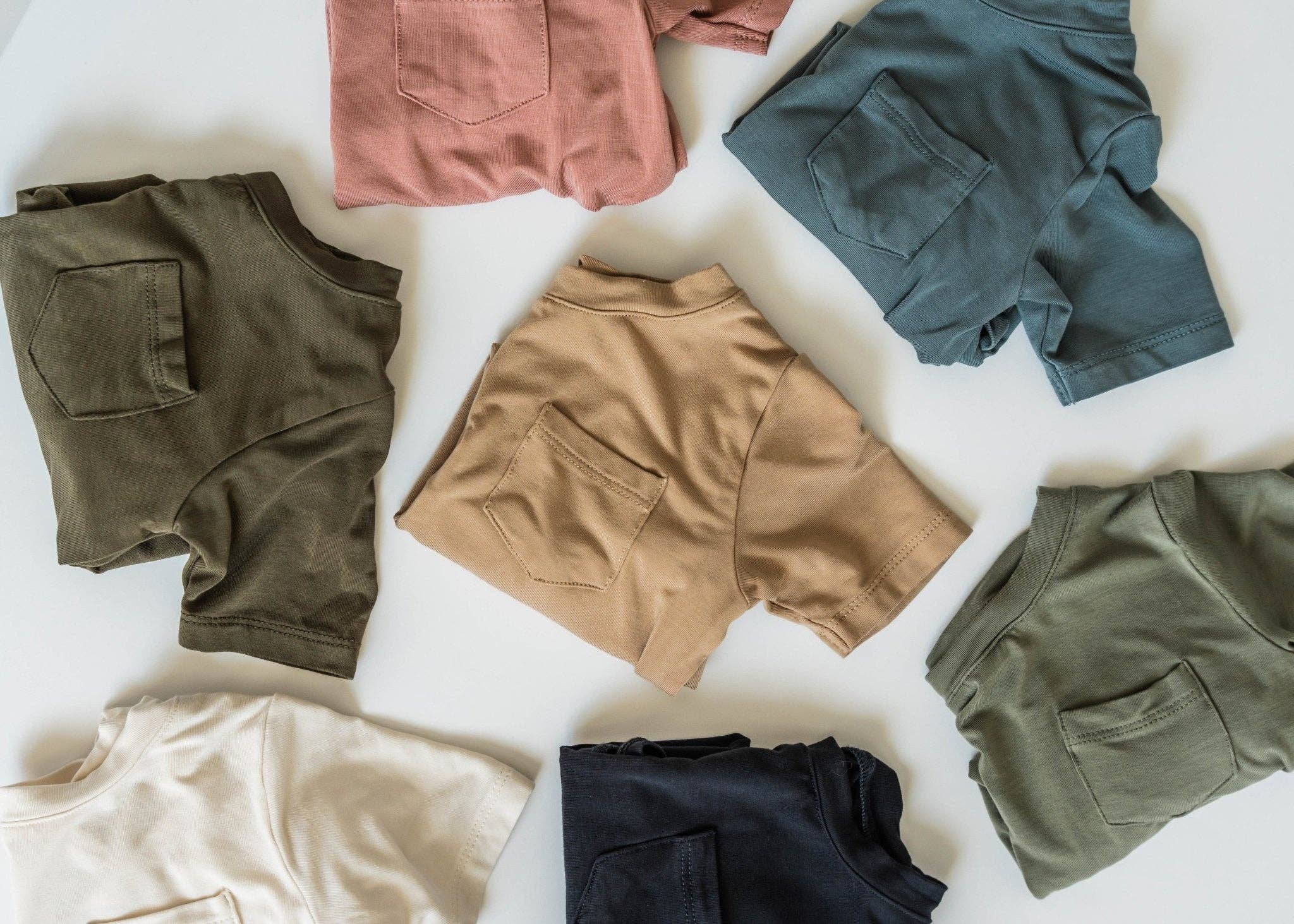 Bamboo Pocket Tee | Dark Olive