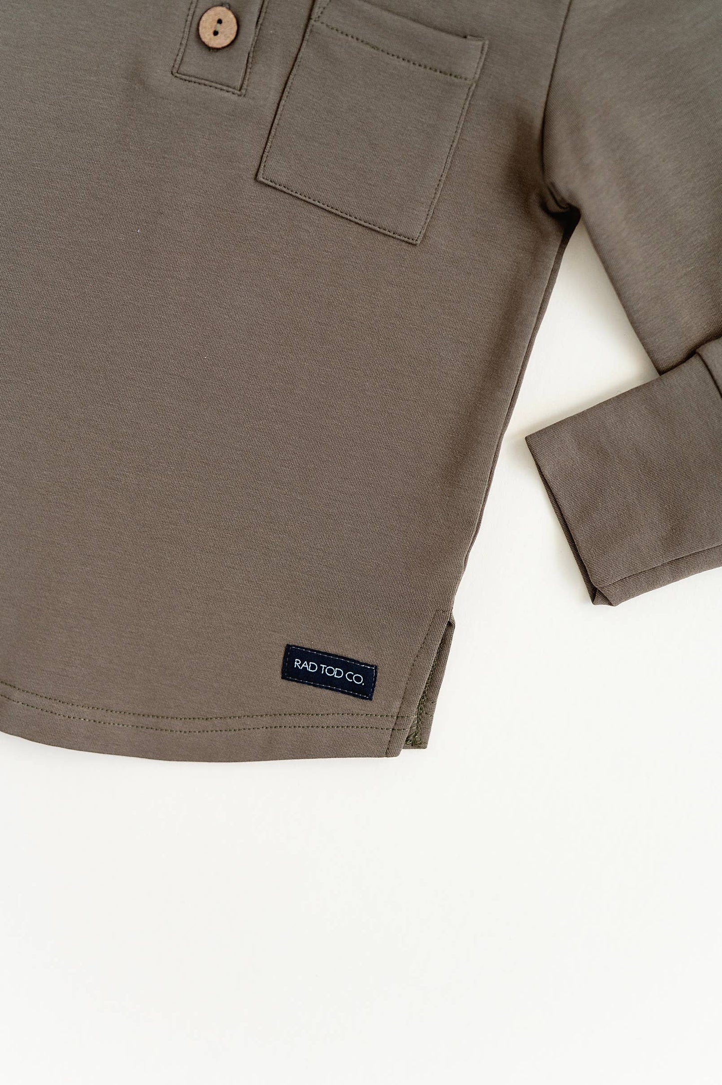 Pocket Pullover | Olive Green