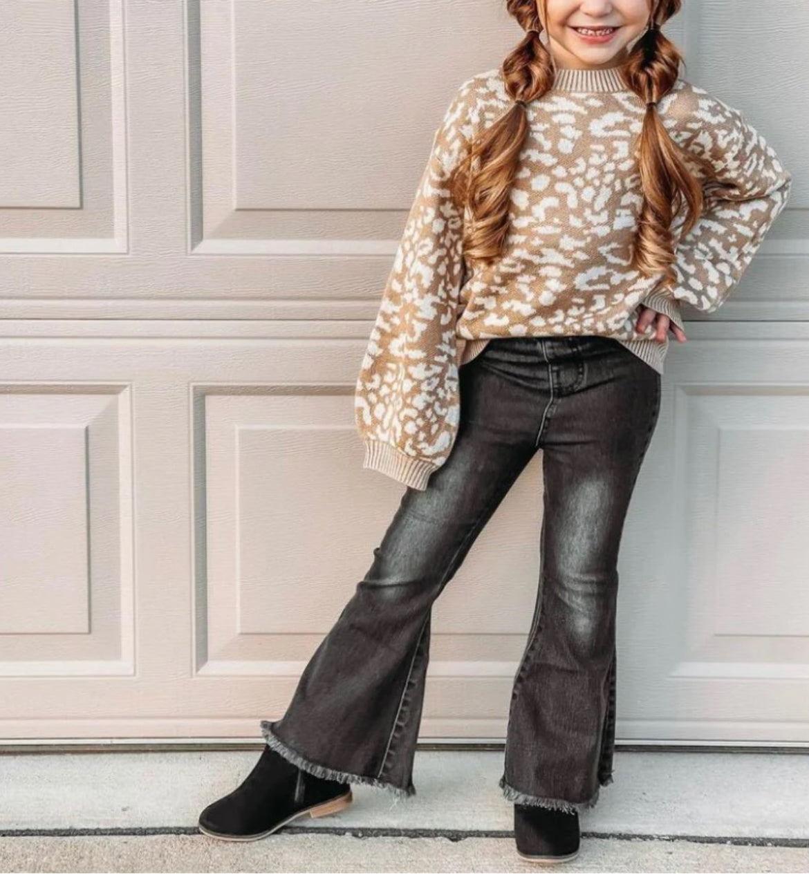 Black Flare Pant Jeans