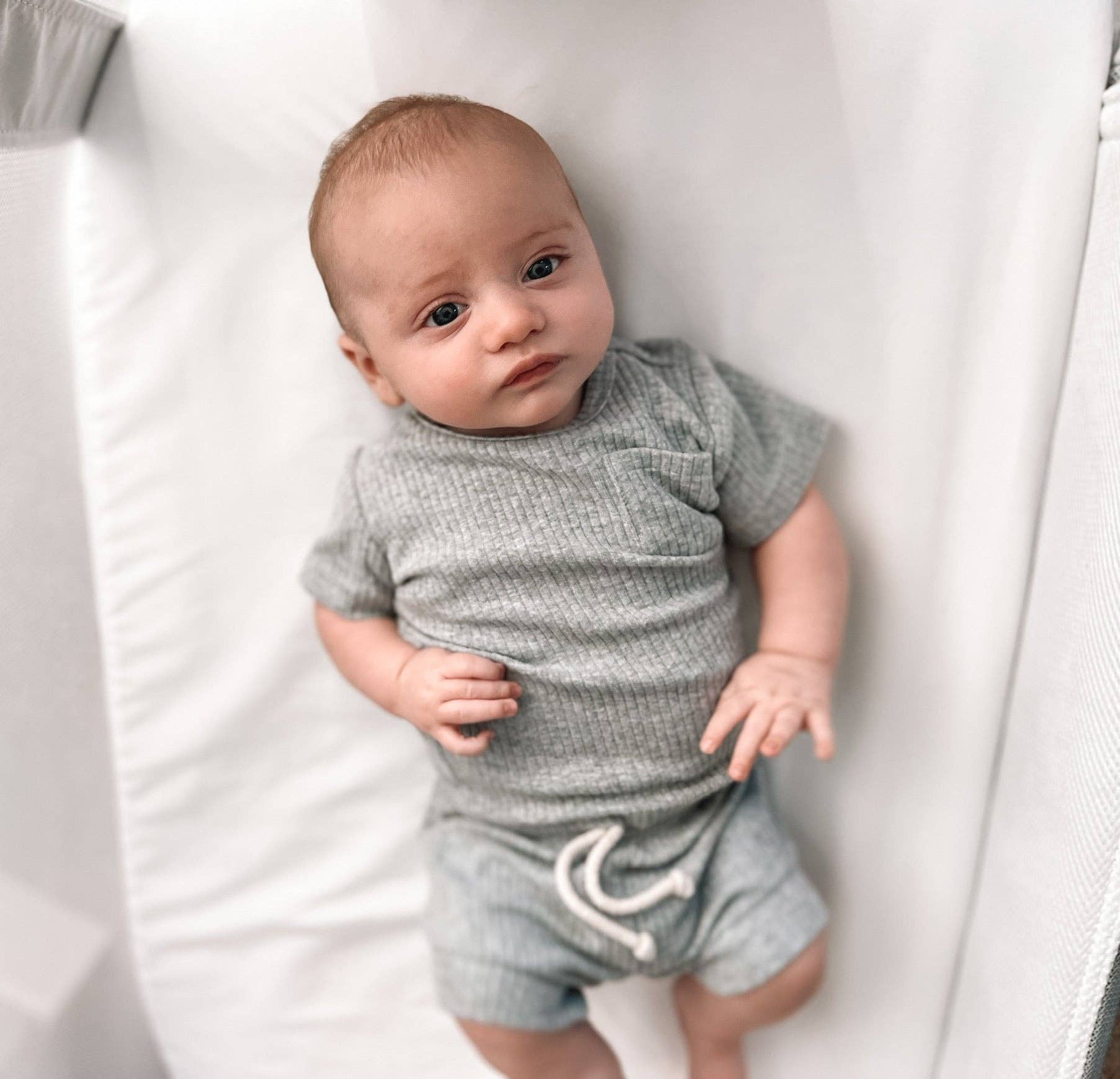 Organic Cotton Zara Set | Heather Gray