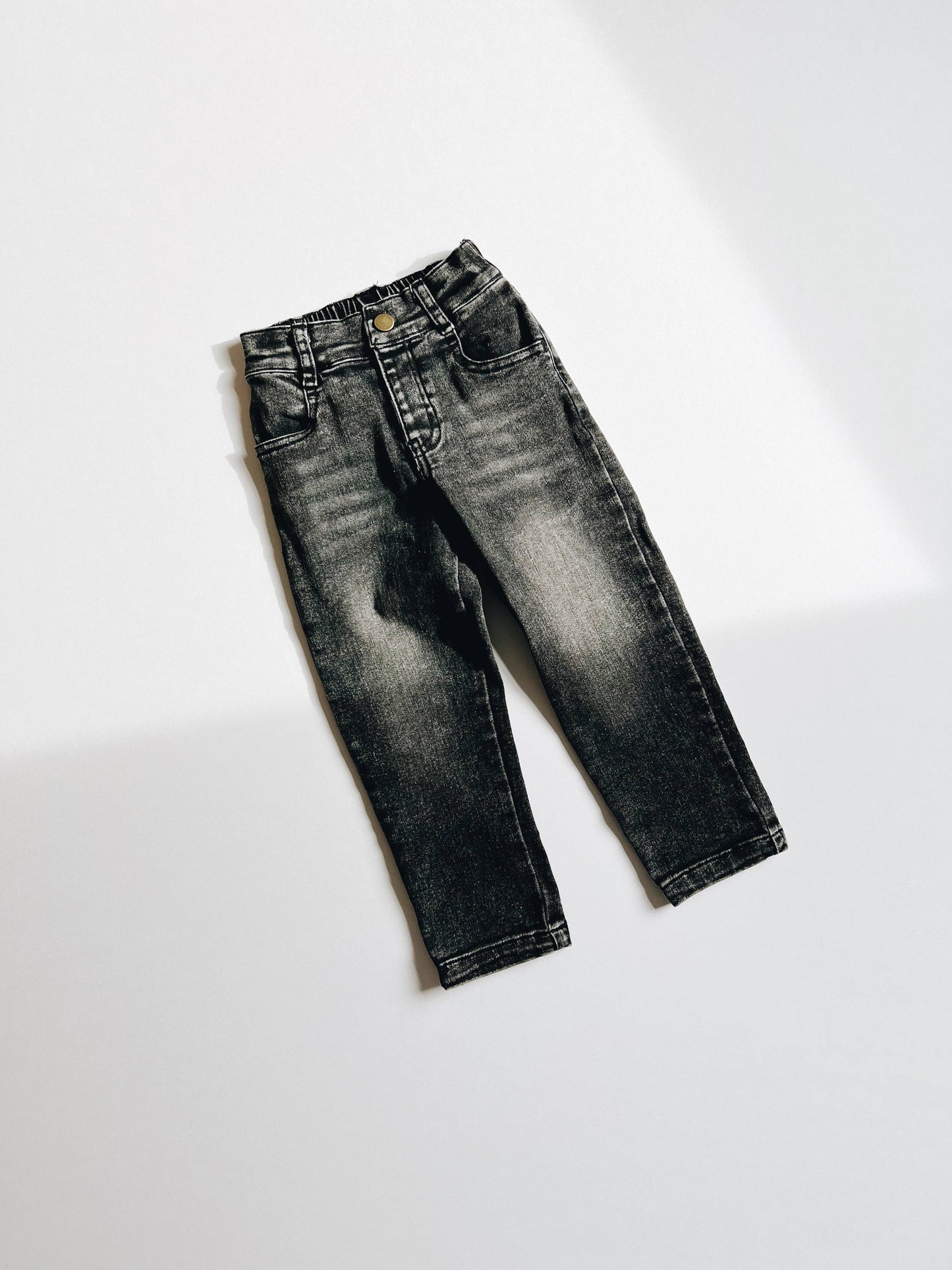 Black Wash Stretch Jeans