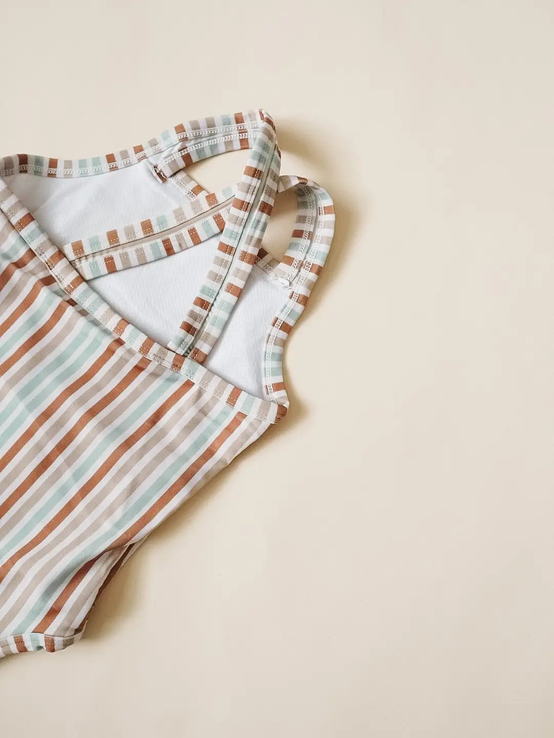 Summer Stripes Cross-Back Swim Suit