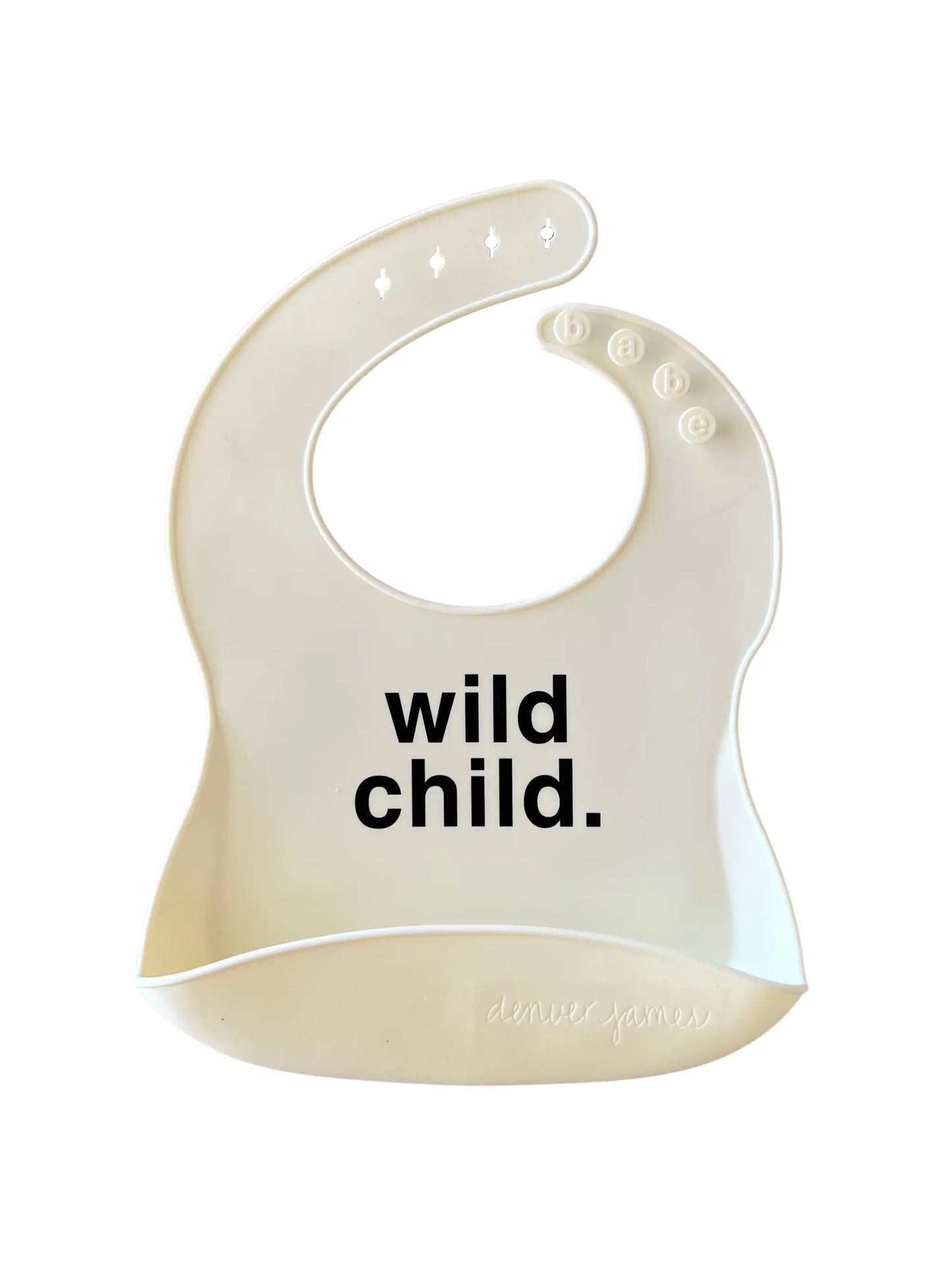 WILD CHILD Silicone Bib