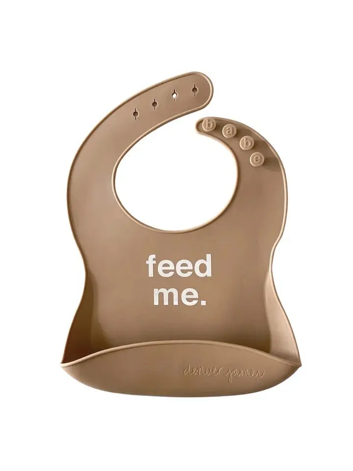 FEED ME Silicone Bib