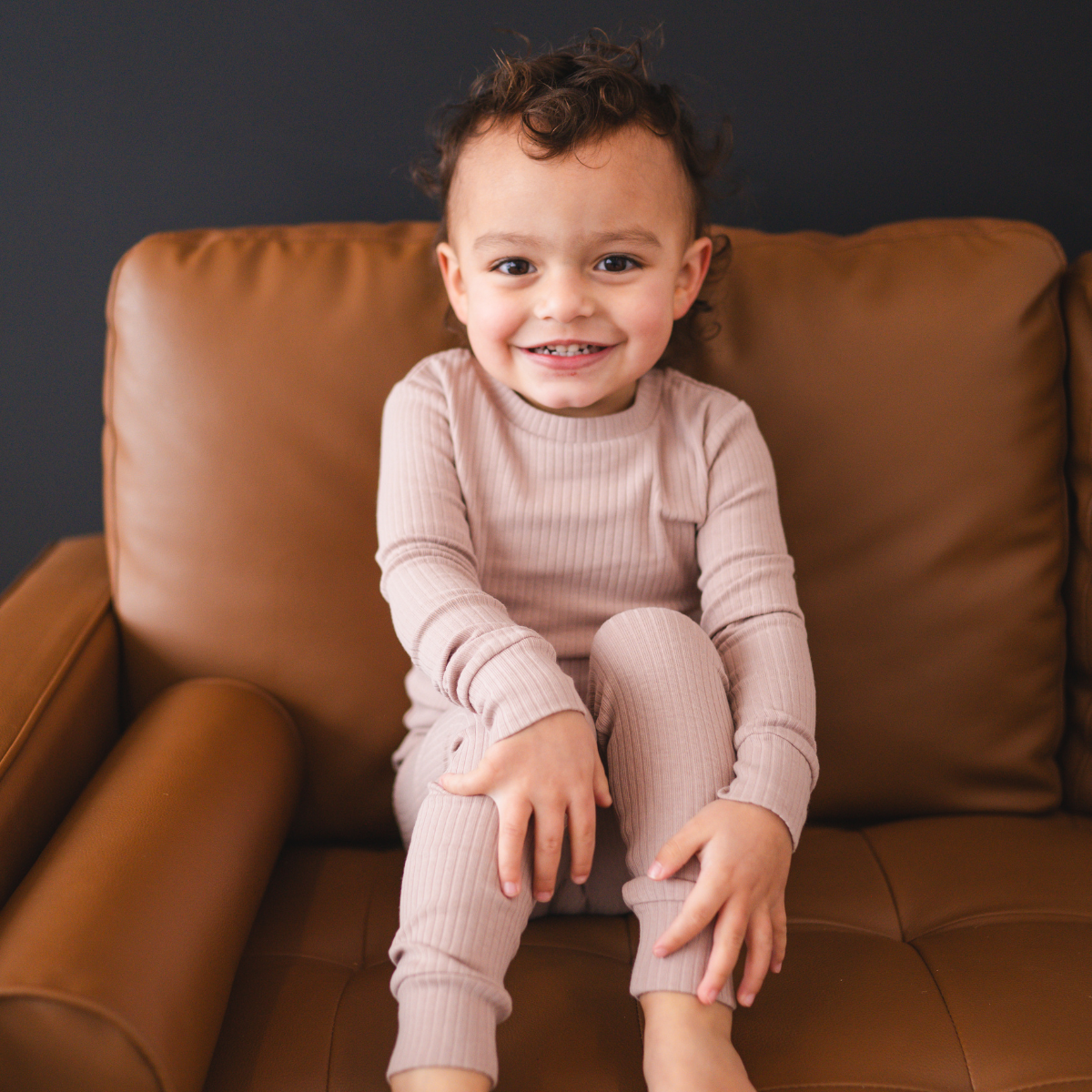 Organic Cotton Two-Piece Set | Mocha