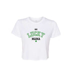 ONE LUCKY MAMA Crop Tee