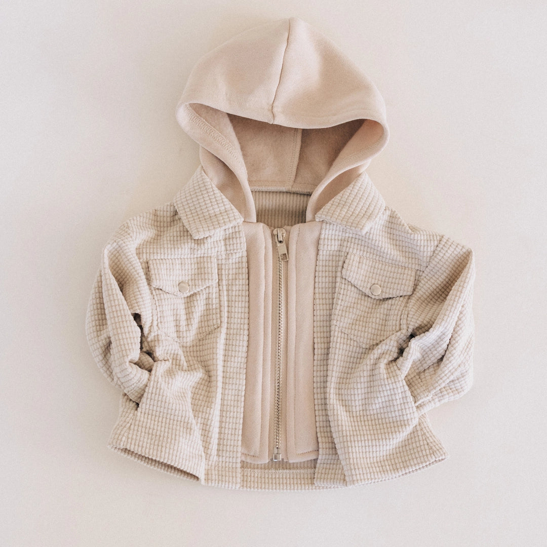 Textured Khaki Jacket