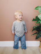 Bamboo Pocket Long Sleeve | Heathered Gray