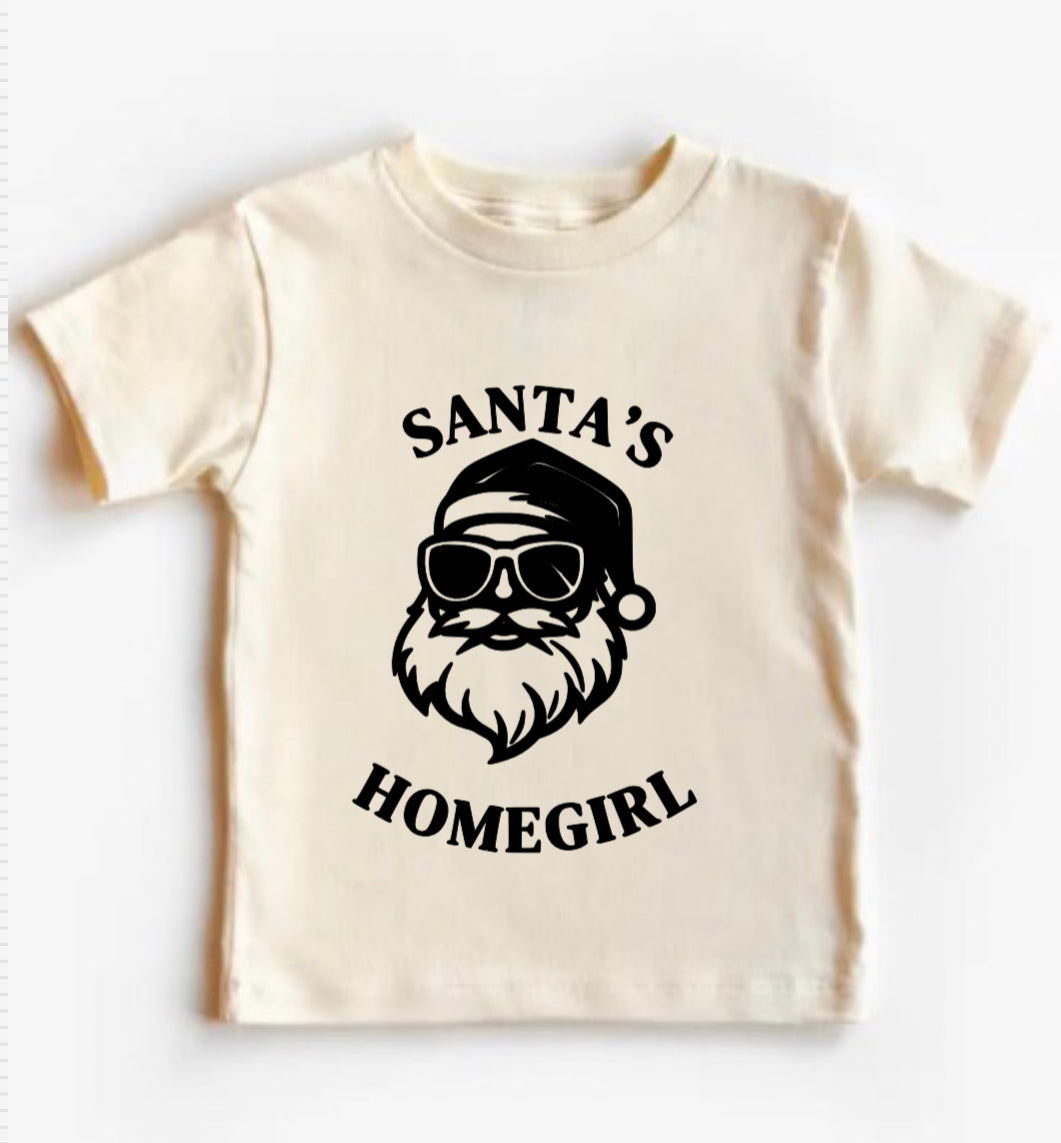 SANTA’S HOMEGIRL | Red or Black Design