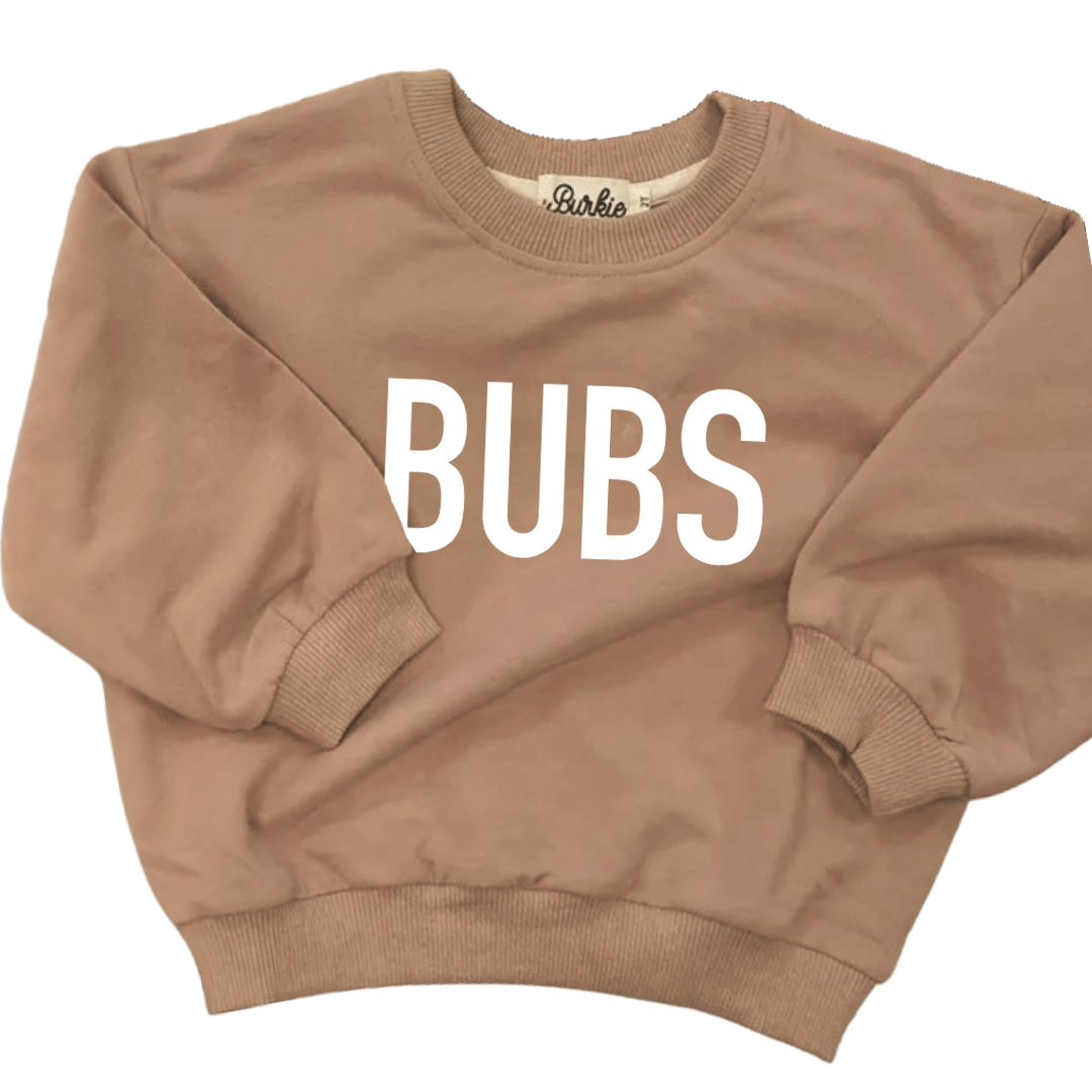 BUBS Crewneck  | Cinnamon