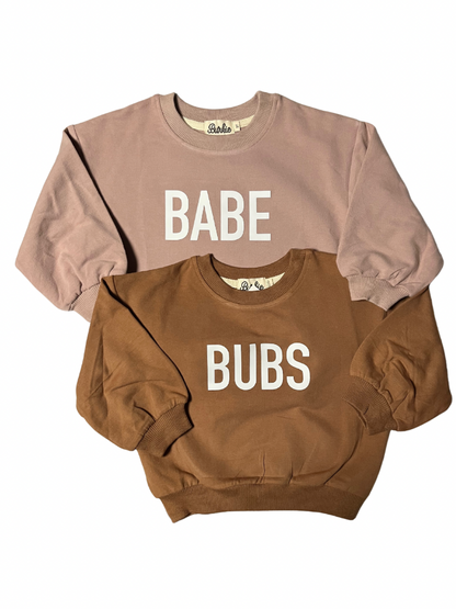 BABE Crewneck | Mauve