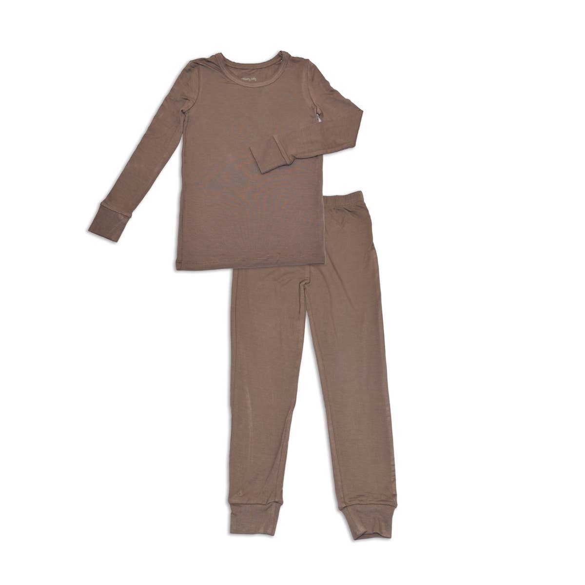 Bamboo Long Sleeve Pajama Set | Brown