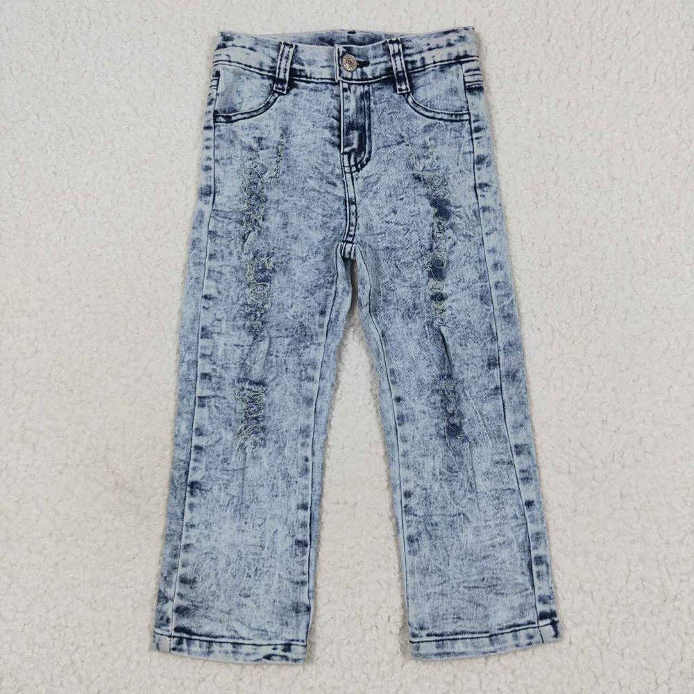 Stretchy Boyfriend Ripped Jeans