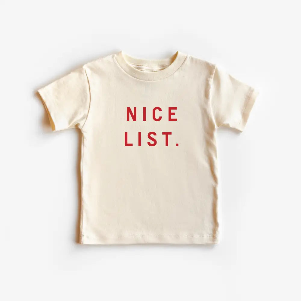 NICE LIST Holiday Tee
